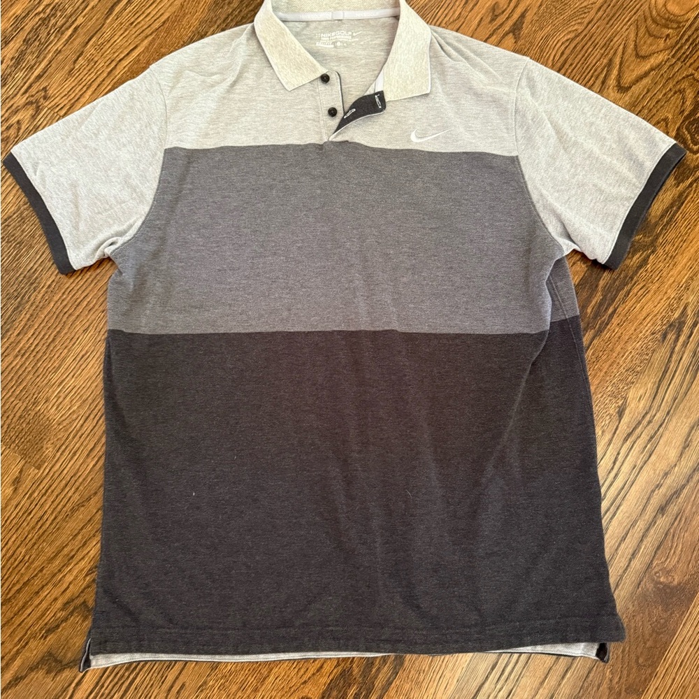 Nike Men's Tri-Tone Tour Performance Polo Shirt, men’s XL